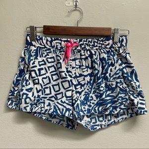 Lilly Pulitzer shorts run around nylon elastic waist athletic size xsmall